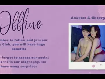 Chaturbate Best live sex cam show of andrewanndcherry