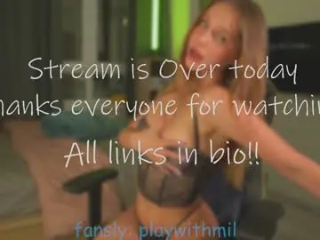 Chaturbate Best live sex cam show of playwithmil