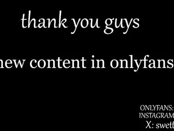 Chaturbate Live Sex Cam of swettcabol