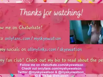 Chaturbate Live Sex Cam of skyewatson