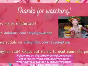 Chaturbate Live Sex of skyewatson