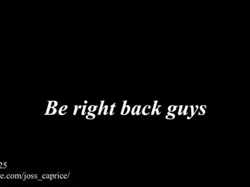 Chaturbate Best live sex cam show of joss_caprice