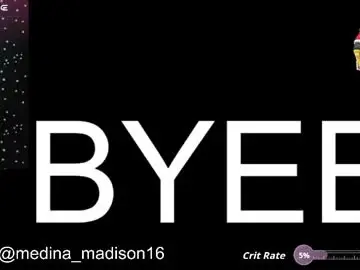 Chaturbate Best live sex cam show of madison_medina