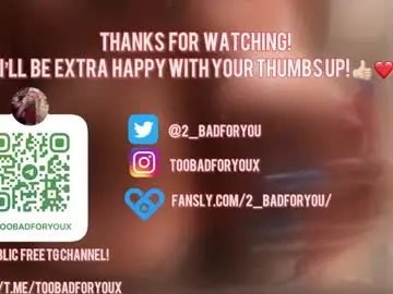 Chaturbate Adult Webcams of 2badforyou