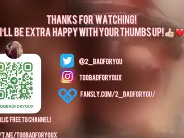 Chaturbate Live Sex of 2badforyou