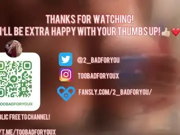 Chaturbate Live Sex of 2badforyou