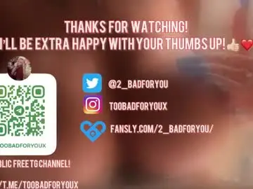Chaturbate Adult Webcam of 2badforyou