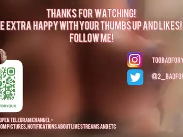 Chaturbate Adult Video Chat of 2badforyou