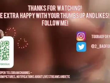 Chaturbate Nude Webcam of 2badforyou