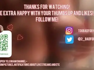 Chaturbate Adult Video Chat of 2badforyou
