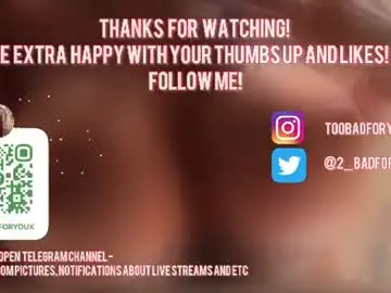 Chaturbate Watch Live Sex Cams of 2badforyou