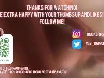 Chaturbate Live Sex of 2badforyou