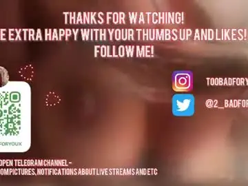 Chaturbate Adult Video Chat of 2badforyou