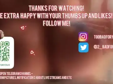 Chaturbate Watch Live Sex Cams of 2badforyou