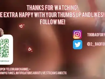 Chaturbate Sex Chat of 2badforyou