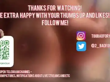 Chaturbate Live Porn of 2badforyou
