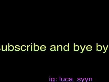 Chaturbate Private Sex Chat of luca_syn