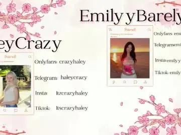 Chaturbate Sex Chat of emilyybarely